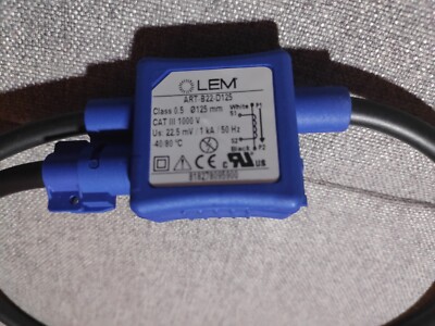 Current Rogowski coil flexible LEM ART-B22-D125 current transformer transducer 
