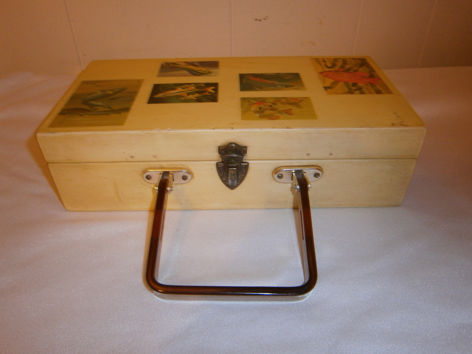 Vintage Handmade Wood Purse