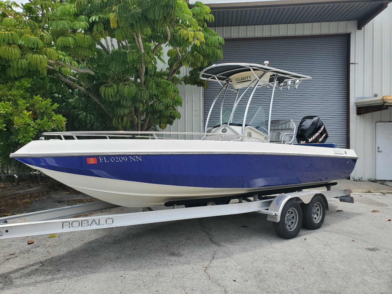 2008 Velocity Powerboats 22ft Center Console,, Mercury outboard, Low Hours