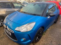  Citroen DS3 Dstyle + e-HDi Blue with Black Roof 2012