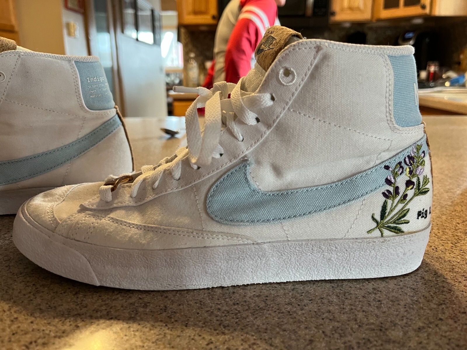 nike mid 77 indigo shoes