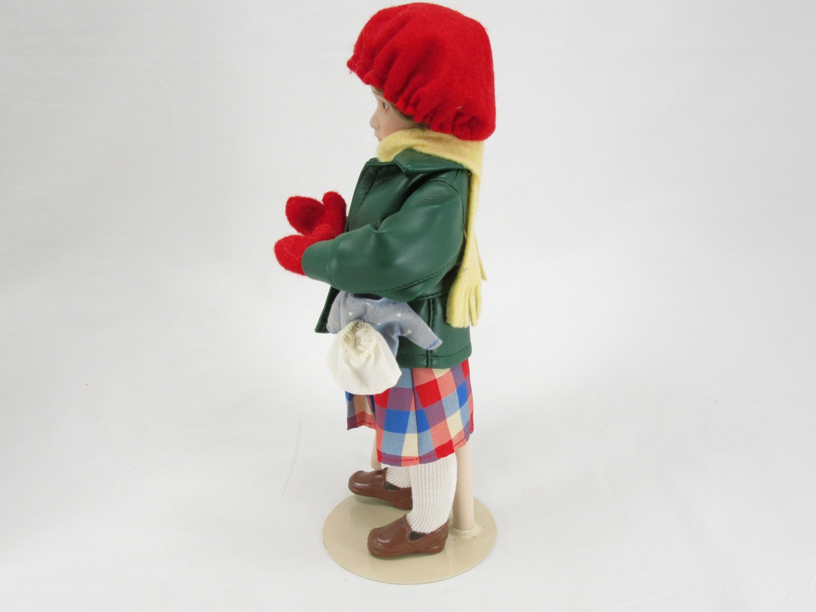 Danbury Mint Norman Rockwell's Young Ladies - Little Girl and Her Doll with COA