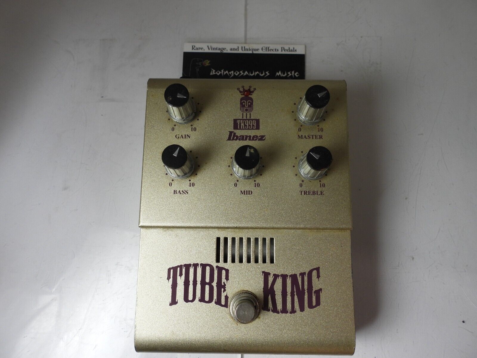 Original Ibanez TK999 Tube King Overdrive Effects Pedal Made Original Ibanez TK999 Tube King Overdrive Effects Pedal Made