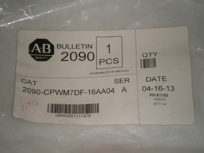 New! Allen Bradley 2090-CPWM7DF-16AA04 Servo Power Cable Free Shipping!