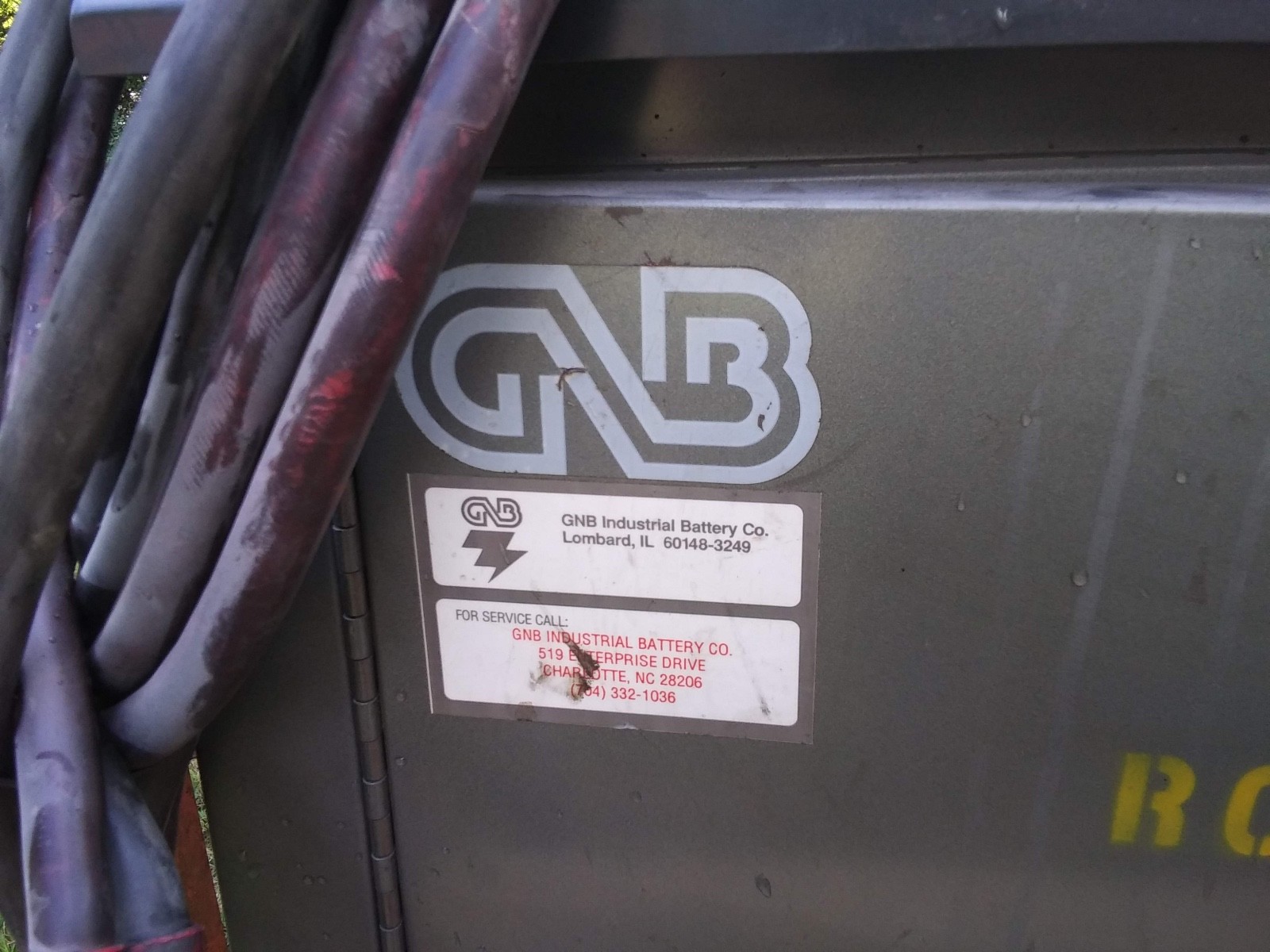 GNB 36V Industrial Forklift Battery Charger 208/240/480 3-Phase