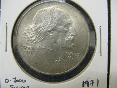 5 x Czechosolvakia Silver Coins - Nice condition