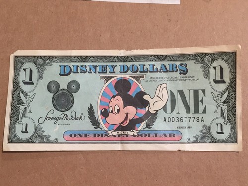 Disney Dollar ミッキーマウスデザイン 1ドル　9枚 Disney Dollar ミッキーマウスデザイン 1ドル 9枚 - メルカリ