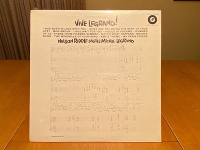 NELSON RIDDLE Salutes Michel Legrand ''Vive Legrand!'' LP Daybreak Records SEALED
