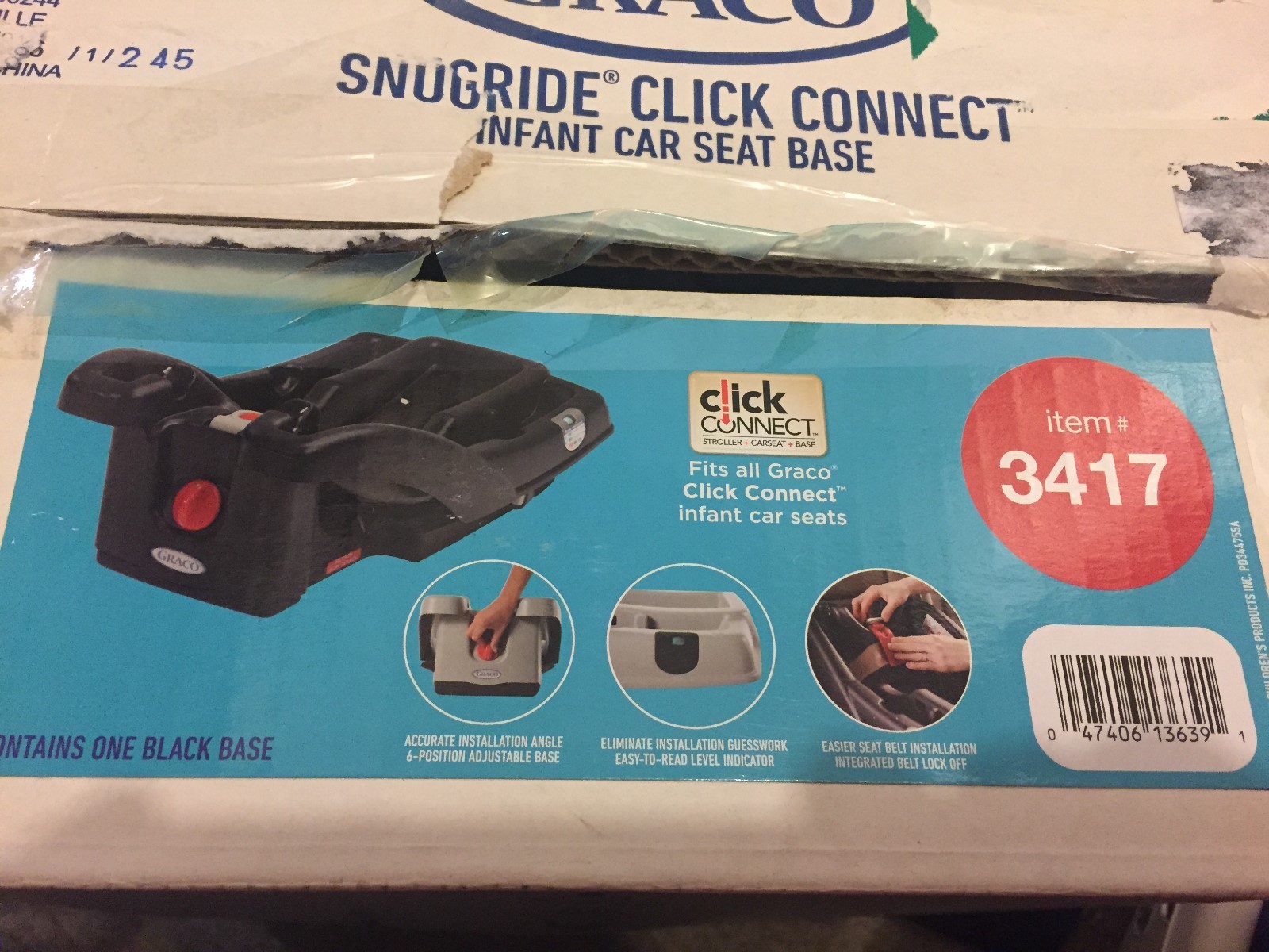 Graco SnugRide 30 & 35 Click Connect Car Seat Base - Black**FREE SHIPPING!!