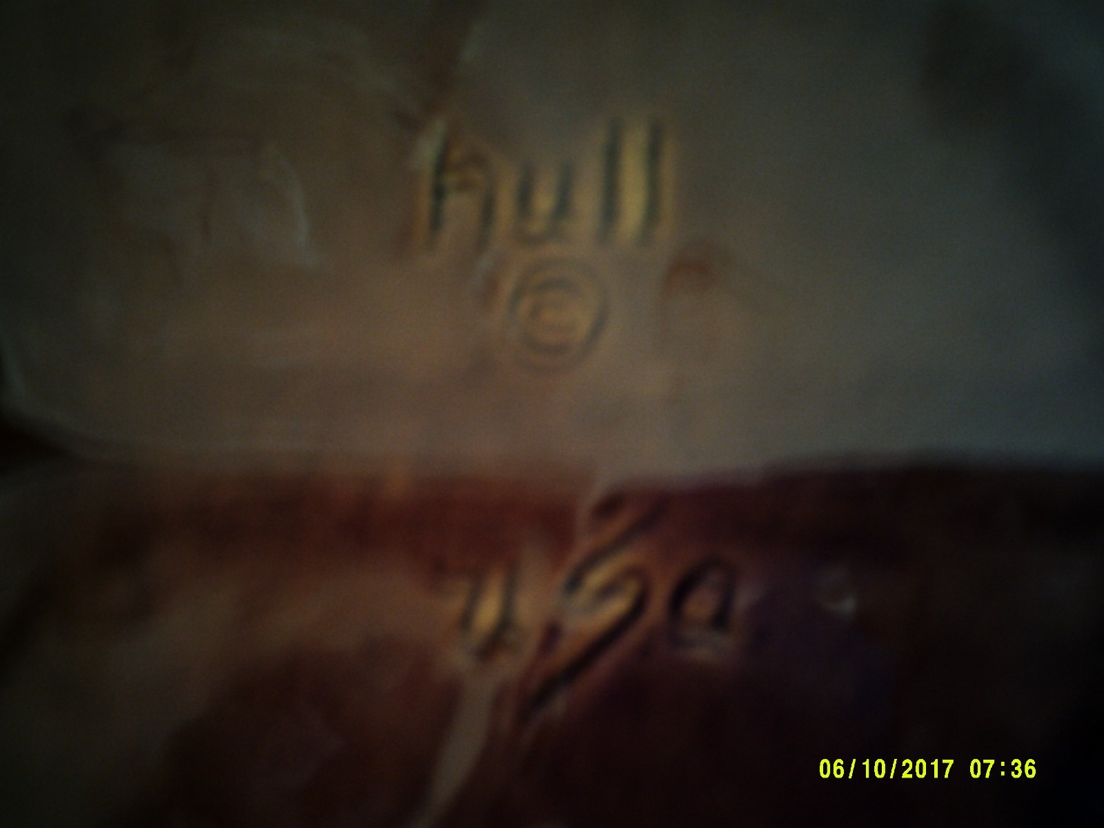 Hull USA pottery ribbed meat platter