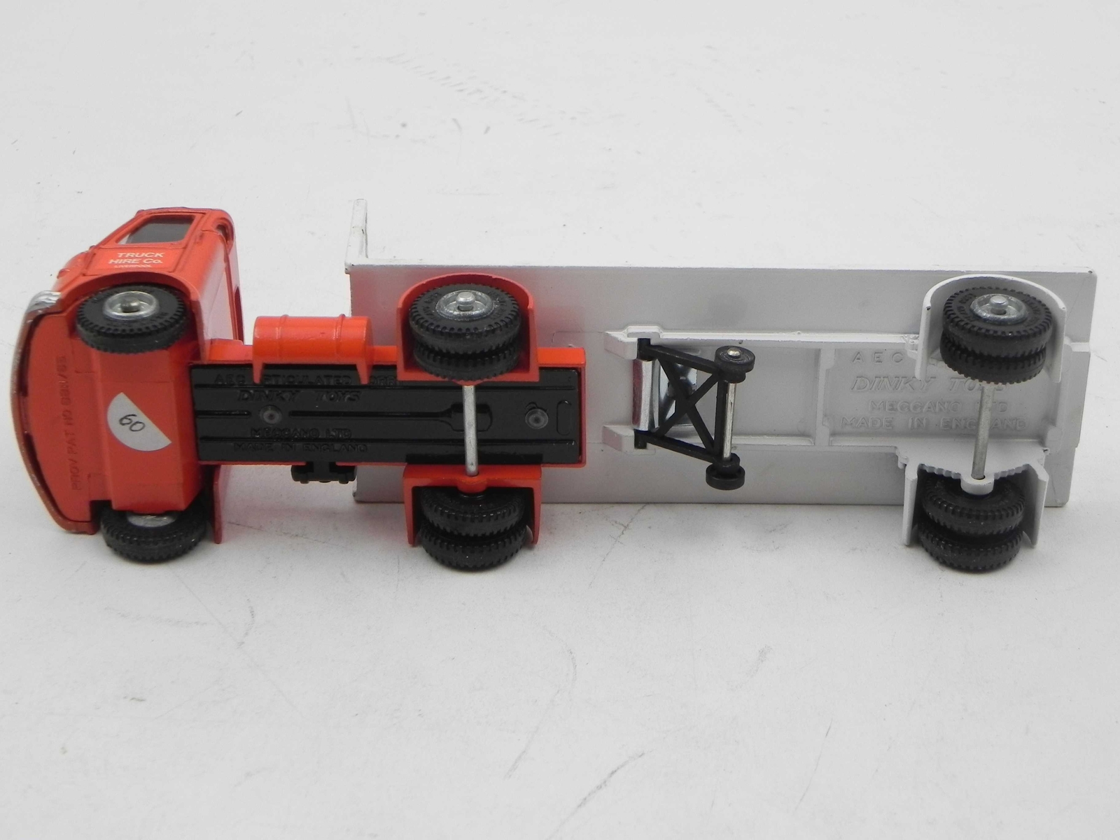 Dinky 915, AEC With Flat Trailer - Free Price Guide & Review