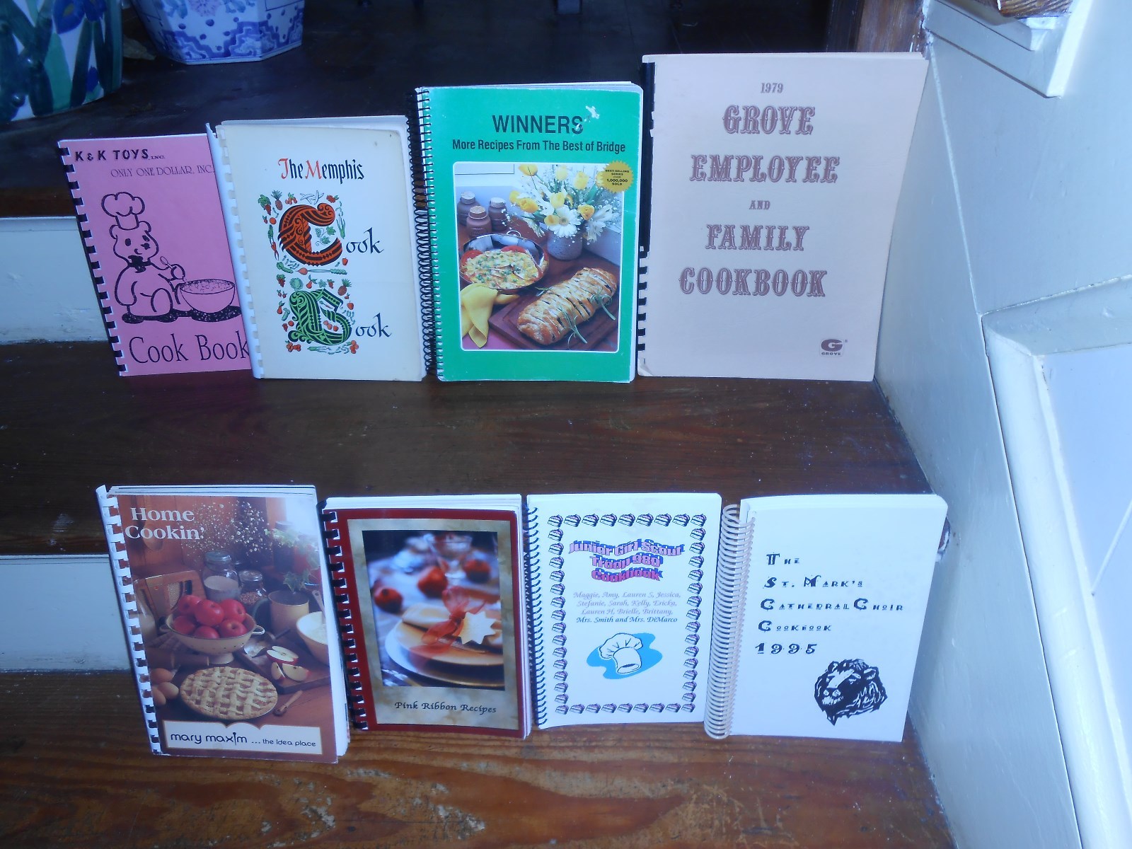 HUGE LOT OF 36 VINTAGE ETHNIC COMMUNITY COOK BOOKS CHURCHES SCHOOLS CLUBS RARE