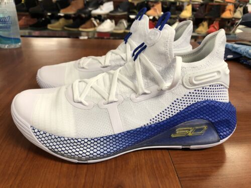 Under Armour Curry 6 GS 'Dub Nation' White Basketball Shoes
