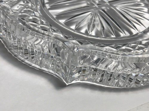Waterford Crystal Candy Dish Pointed Star Burst Design 8