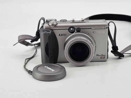 Canon PowerShot G3 4.0MP Digital Camera - Silver (Camera