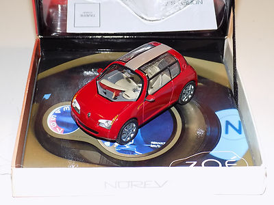 RENAULT ルノー Zoe 1/43 ミニカー 1/43 Norev Renault Zoe Concept Car in Red | eBay
