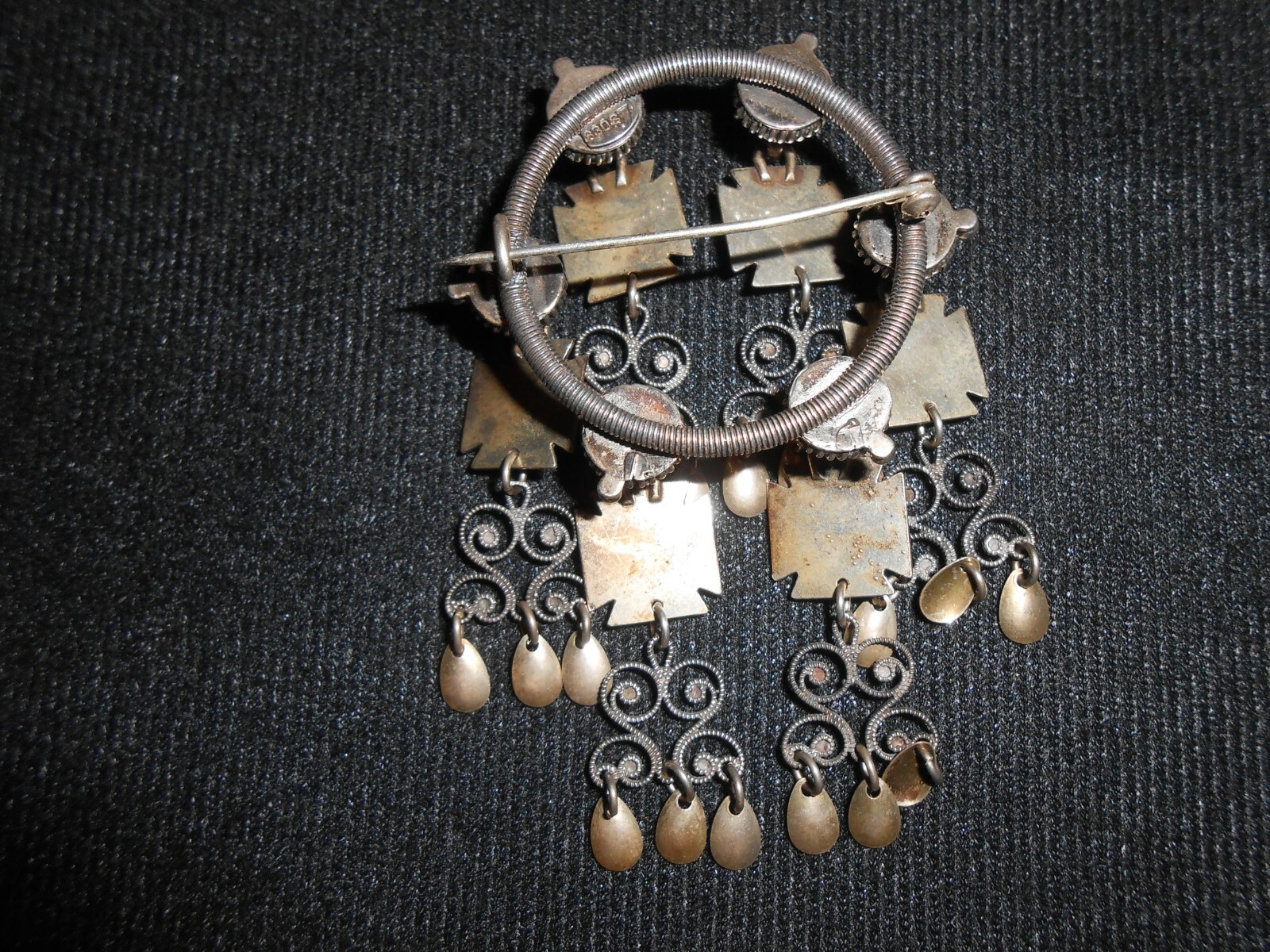 Ornate and Unique Silver Norway Solje