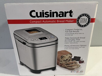New Cuisinart Bread Maker Machine Compact Automatic CBK110P1