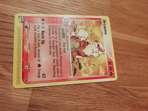 Pokemonkarte - Arkani - 15/100 Ex Sandsturm - Non-Holo Rare - Deutsch - NM 