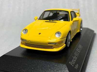 消費税無し Porsche 911 RS 1995 Street Yellow 1:43 MINICHAMPS MINI CAR ミニカー