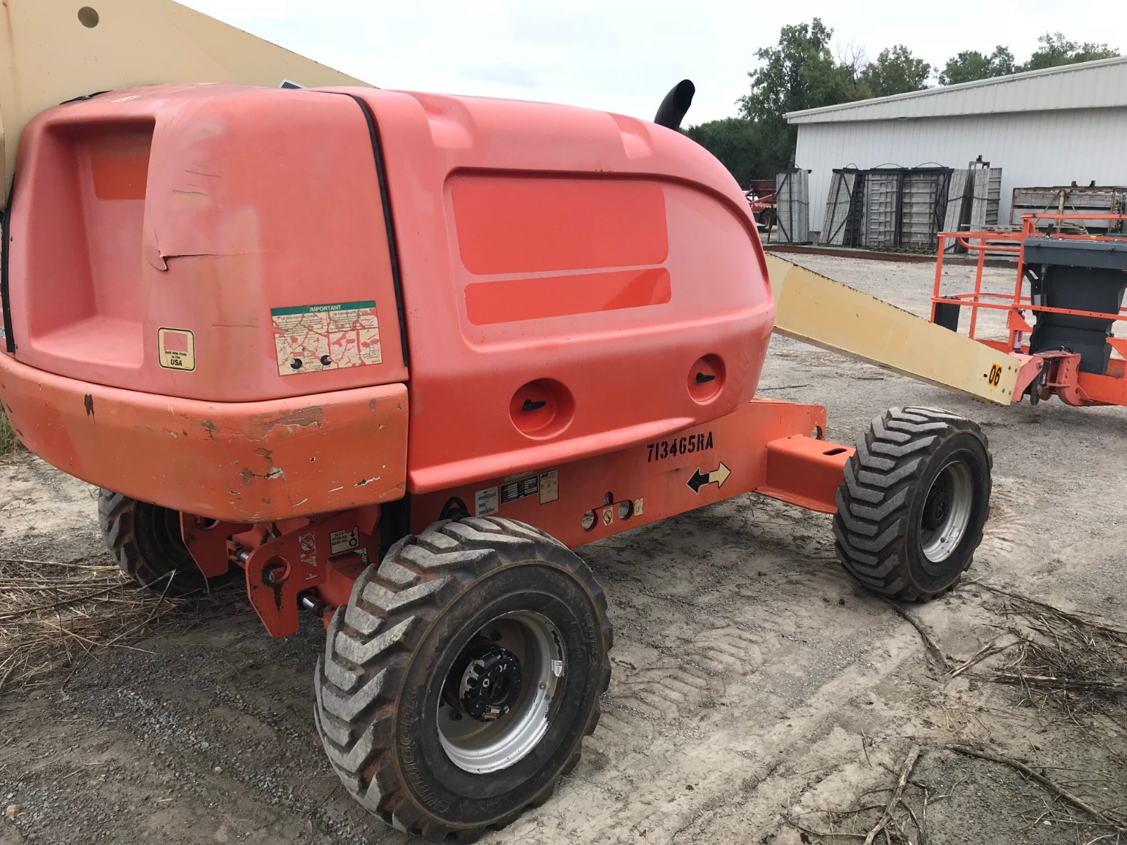 2007 JLG 400S Telescopic Boom Lift 4WD Diesel Good Tires
