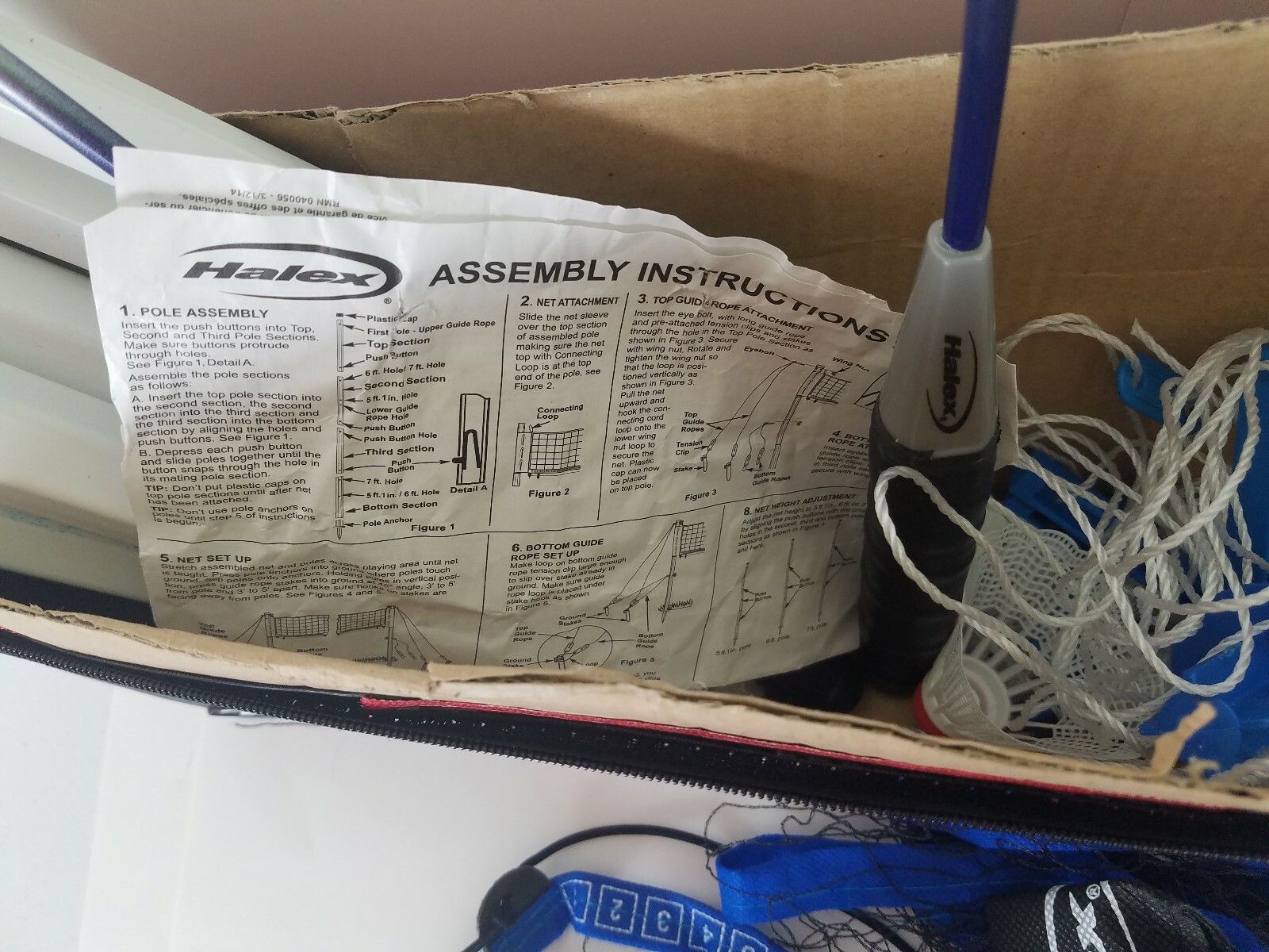 Halex Select Volleyball Badminton 2 Game Combo Combination Set