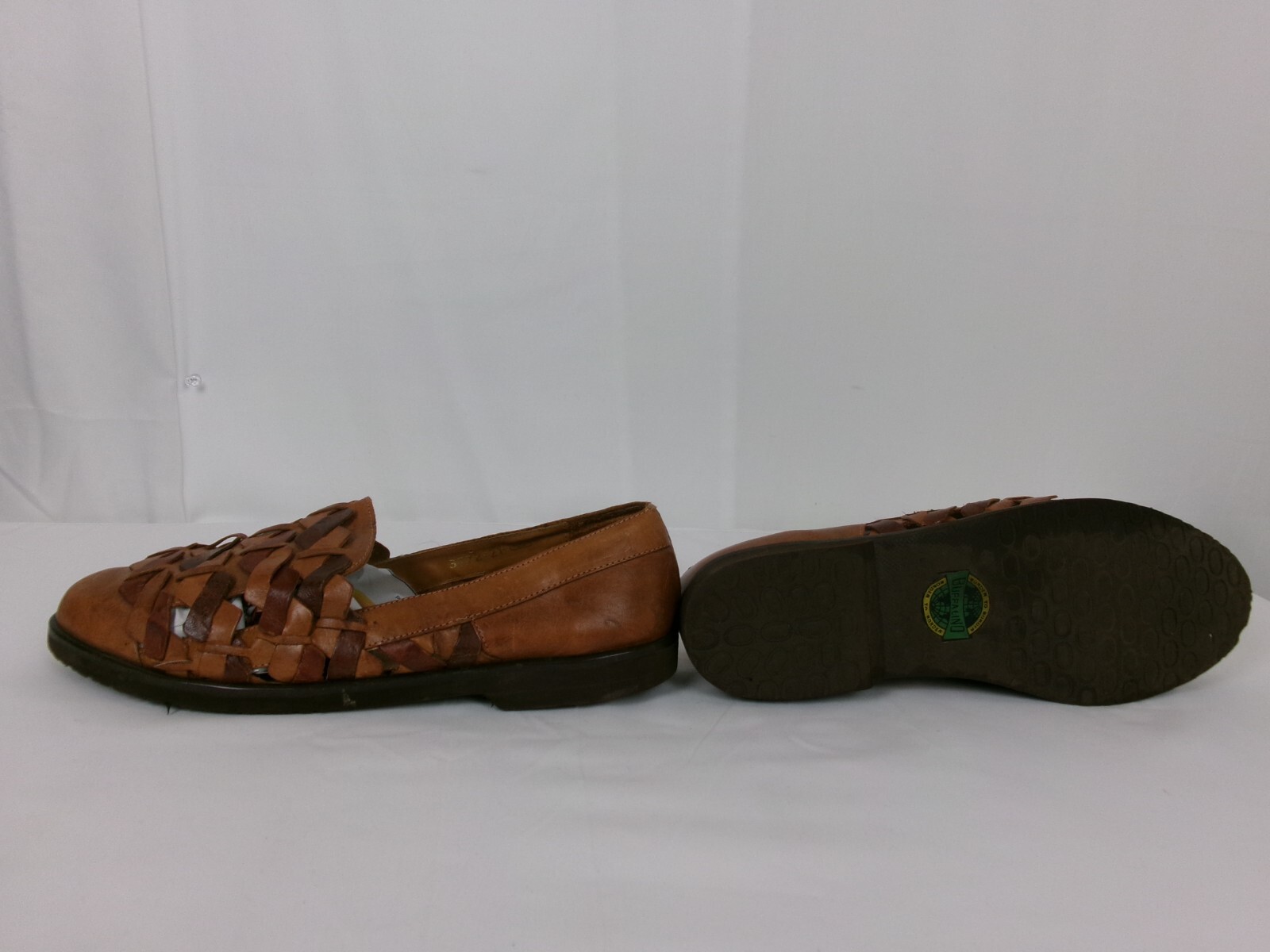 Buffalino  Slip On Weave Loafer         SIZE: 12        BROWN