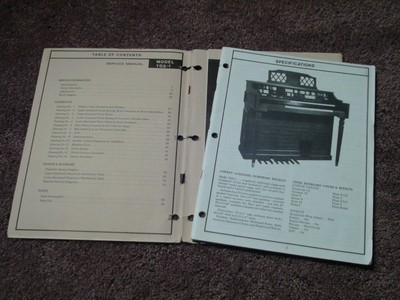 Lowrey Organ Symphonic Holiday TGS-1 Service Manual Schematics Parts TGS 1