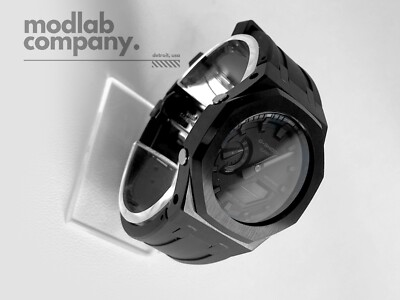Black Custom Casio G-Shock GA2100 Mod Watch Casioak Gift For Man Ship from USA