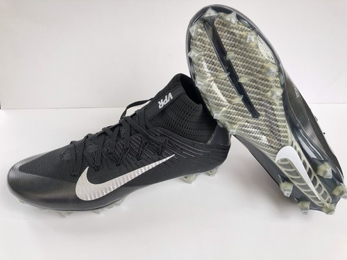 Nike Vapor Untouchable 2  Men's Football Cleats Black Silver 824470-002 11.5