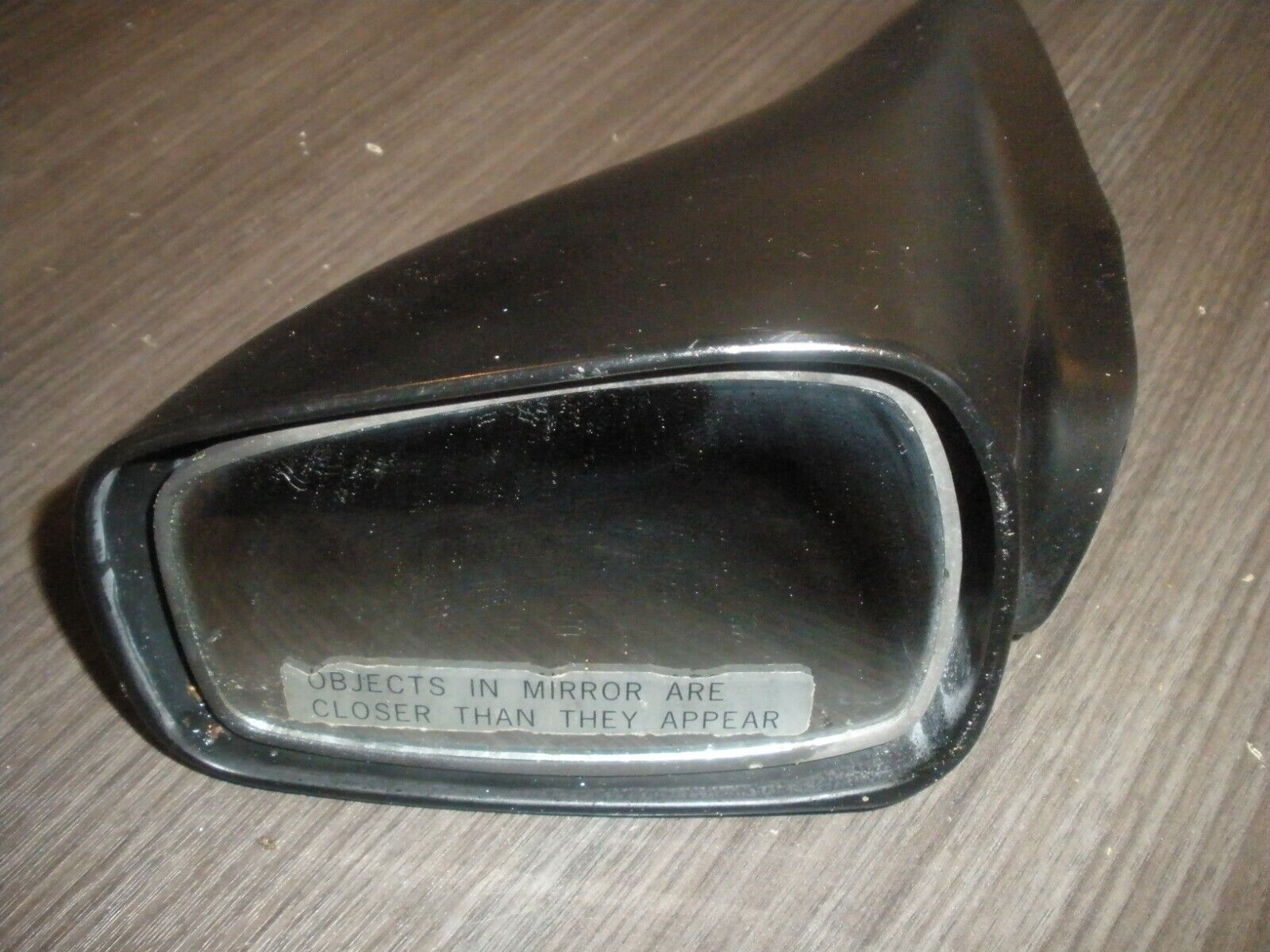 Classic Mini Black Door Mirror Left Hand Side