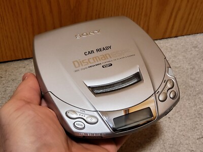 Sony Car Ready Discman ESP2 Digital MEGA BASS Portable CD Player D-E206CK TESTED