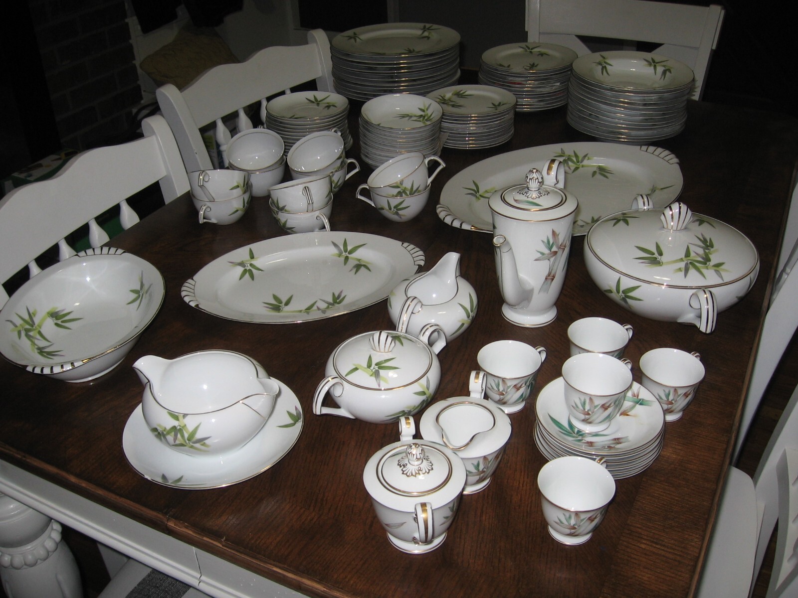 88 pieces beautiful Narumi Bali Hai Bamboo Dinner Set 1950's Japan | eBay 88 pieces beautiful Narumi Bali Hai Bamboo Dinner Set 1950's Japan | eBay