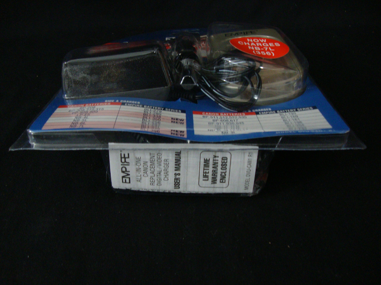 Empire All-In-One CANON Digital/Video Rechargeable Battery Charger - NEW