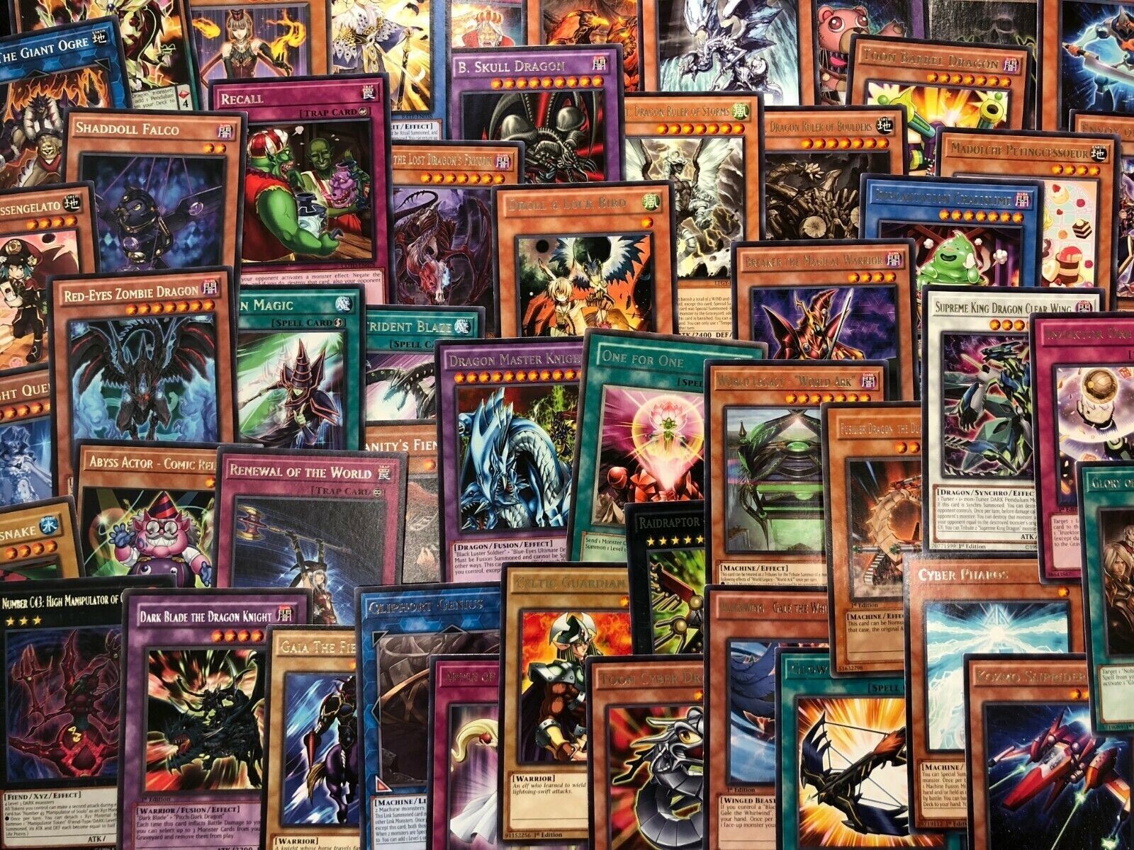 Yugioh 200 Random Bulk Collection 160 Common/40 Rare Cards