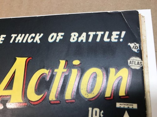 Men In Action #1 (1952) 5.5 OW Atlas Pre Code War