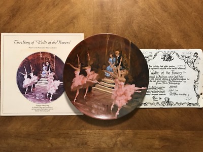 Clara and the Prince 1980 Collectors Plate Viletta #6 Nutcracker Ballet