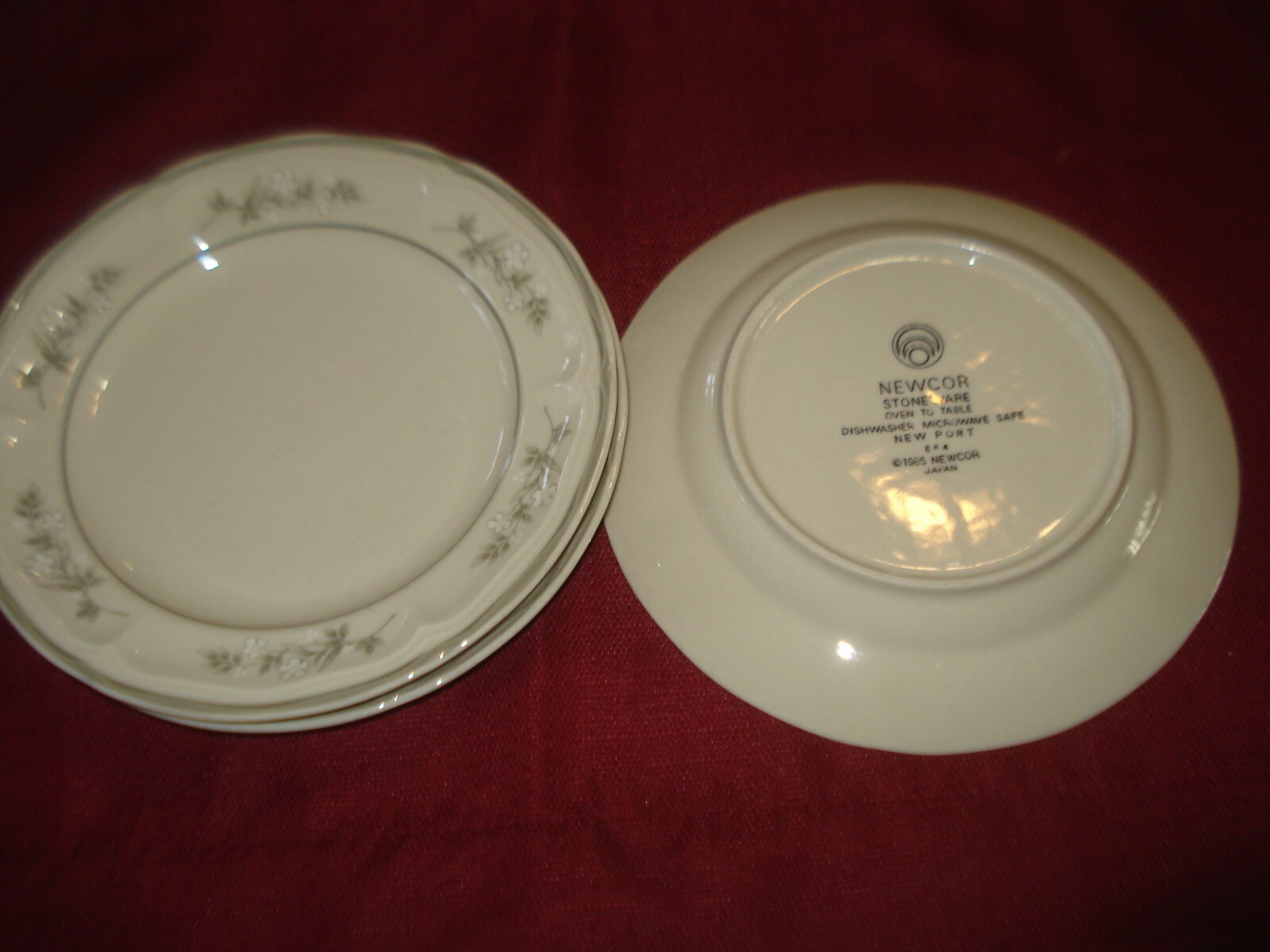 8 NEWCOR Stoneware Plates Japan Oven to table, dishwasher