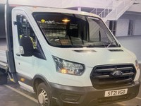 2021 Ford Transit 2.0 EcoBlue 130ps XLWB DROPSIDE L4 TWIN REAR WHEEL BASE Dropsi