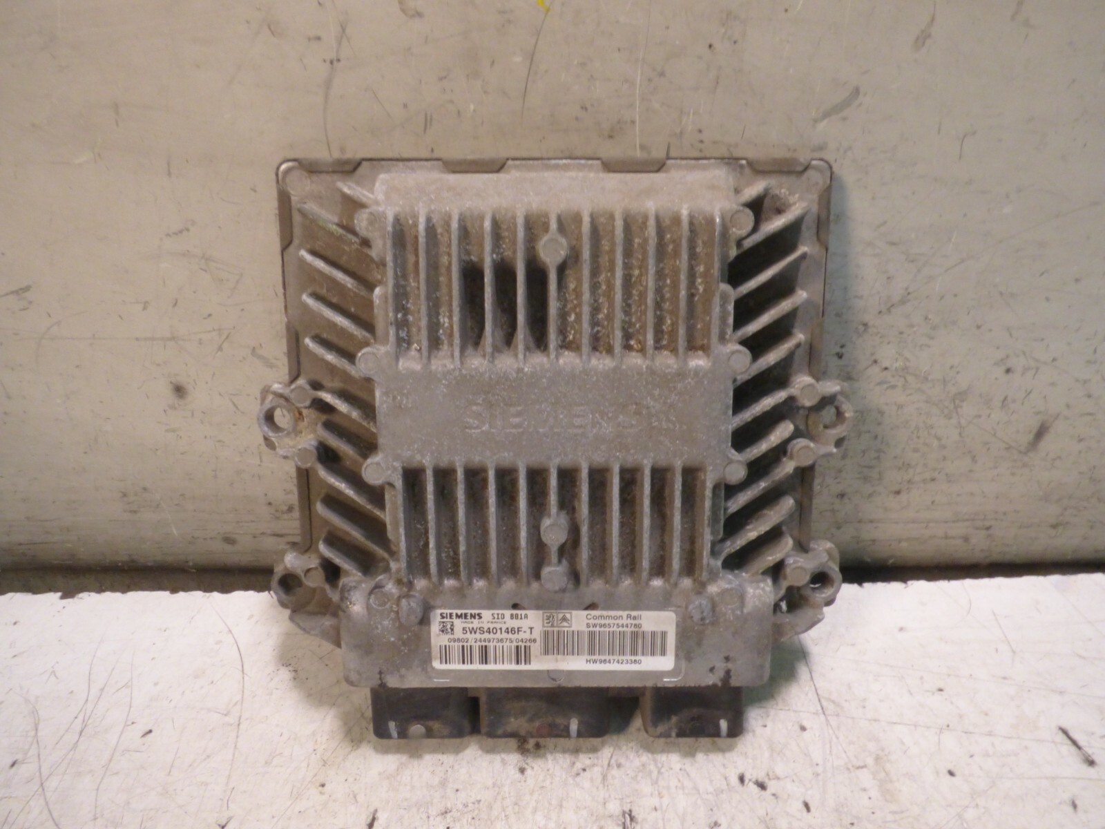 CENTRALINA MOTORE PEUGEOT 307 CITROEN BERLINGO SWS40146F-T