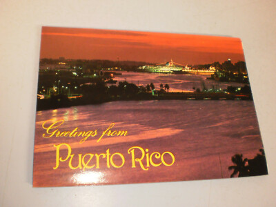 Vintage Souvenir Puerto Rico Picture Folder Travel Tourist Trap 072520