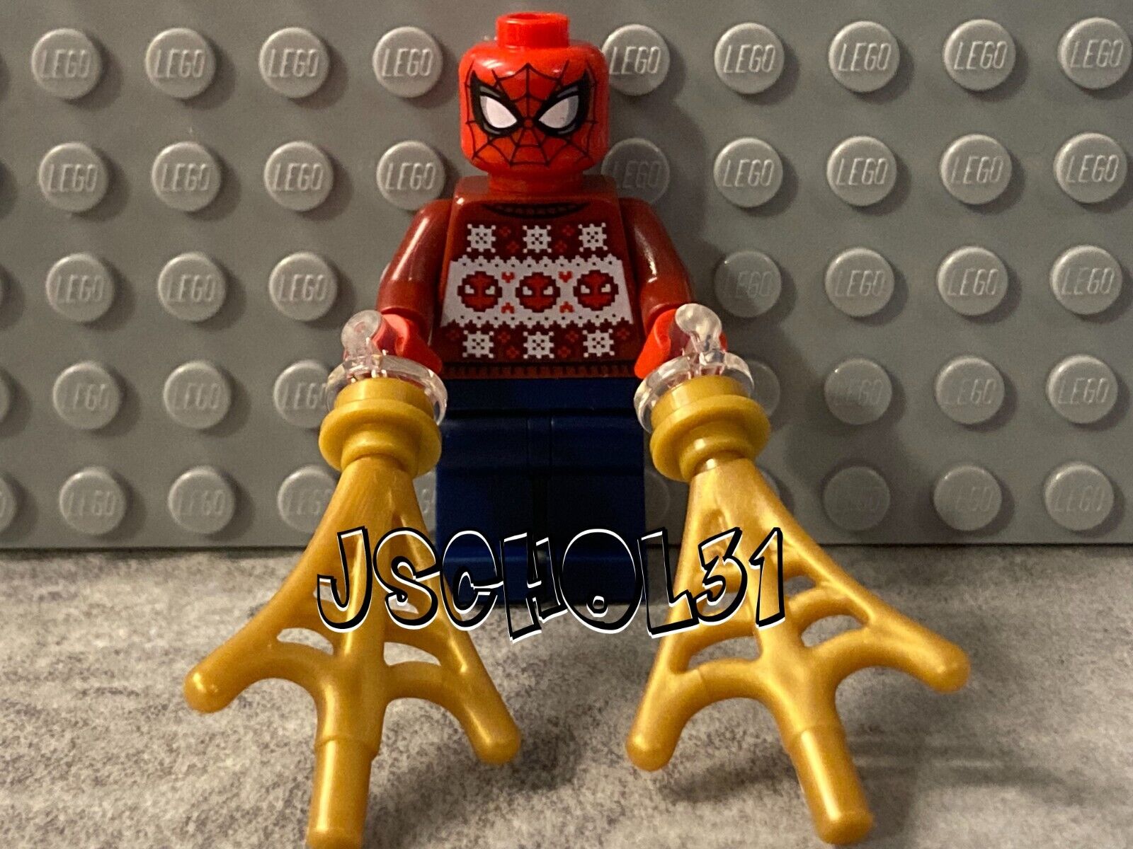 Minifigure:Spider-Man w/ Christmas Sweater (76267):LEGO DC & Marvel Super Heroes Minifigures Lot - You Pick - Superman, Batman,...