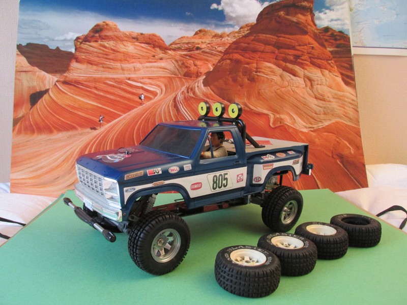 Tamiya Ford Ranger 1/10 Rc Vintage Srb  Blackfoot Used Rare With Parts Lot