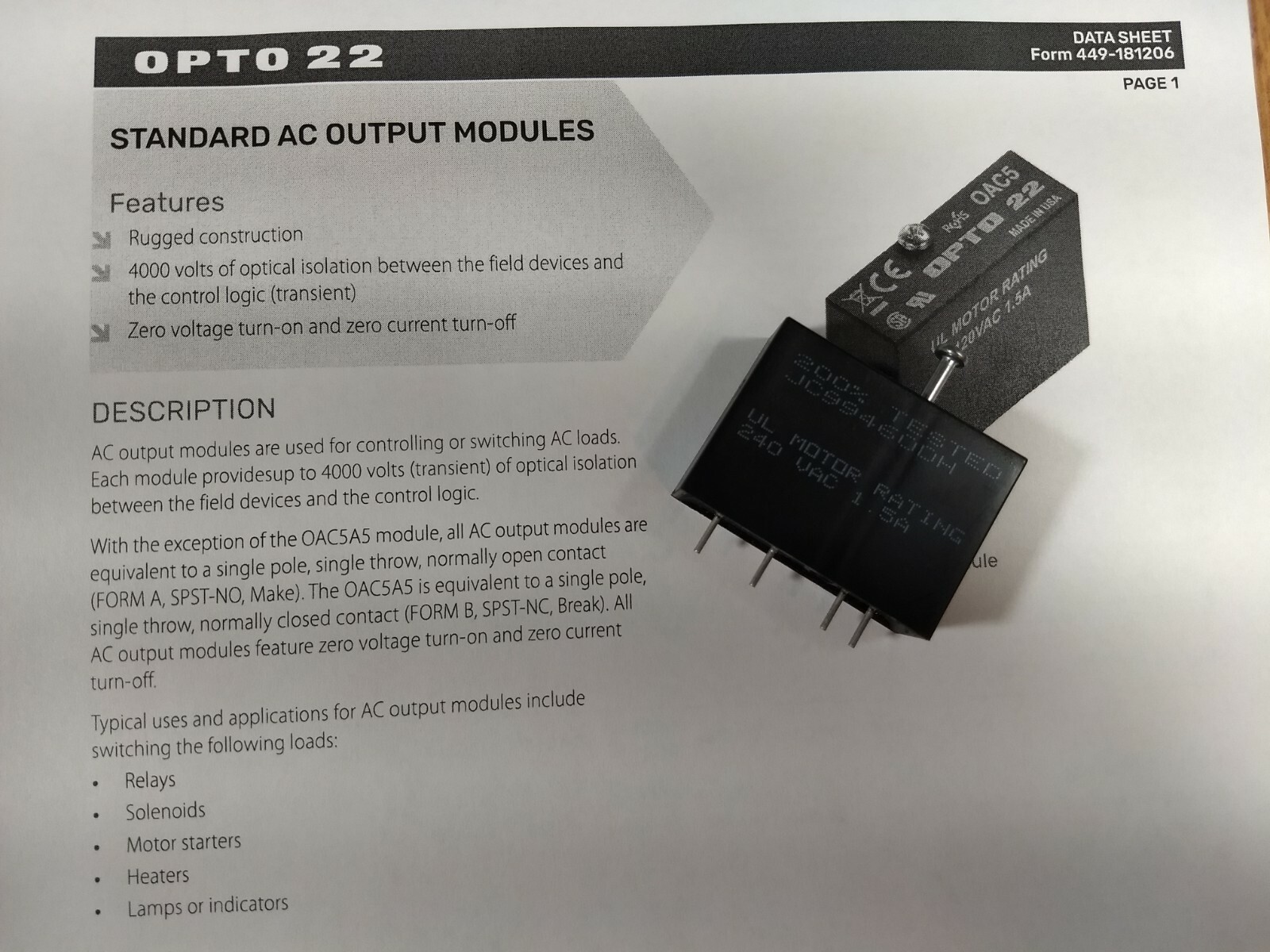 Ac output. Ac output