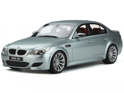 BMW e60 M5 Phase 2 2008 silver resin model car OT426 Otto 1