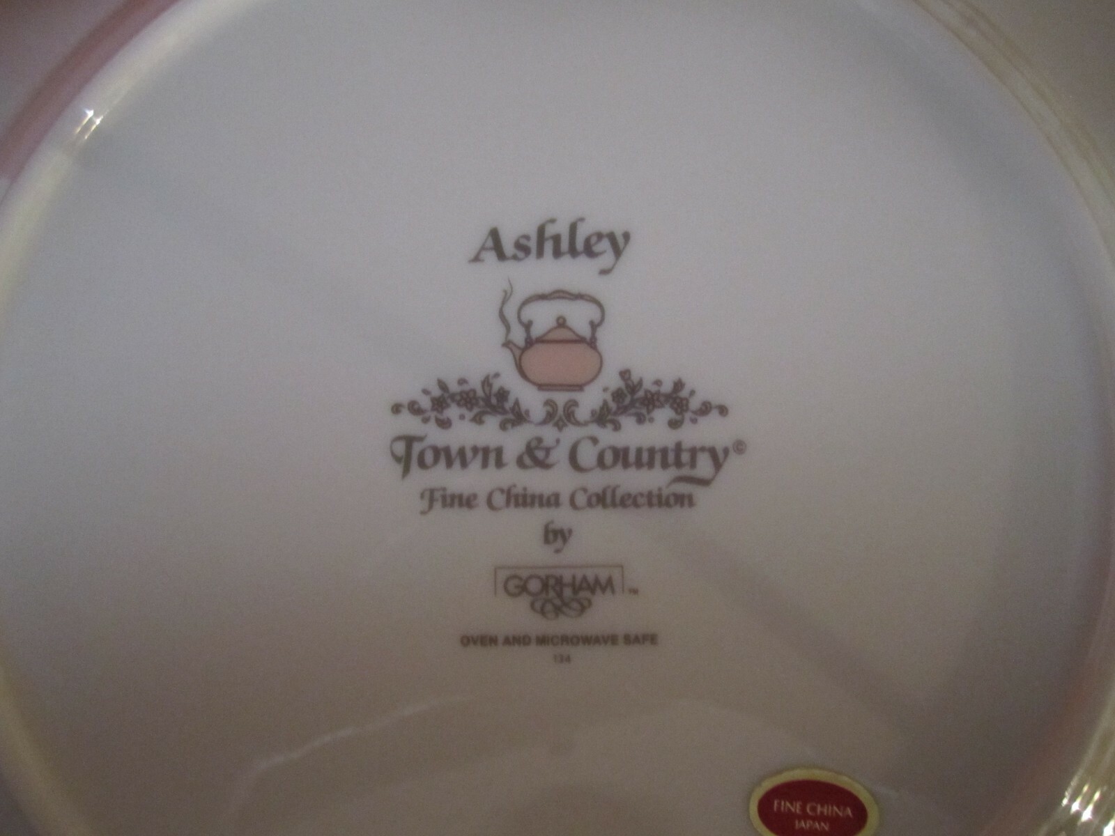 GORHAM TOWN AND COUNTRY ASHLEY SET (8) DINNER PLATE
