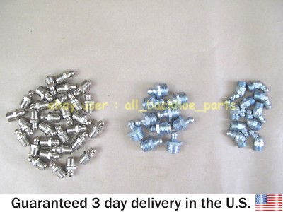 JCB BACKHOE GREASE NIPPLES, ASSORTED PACK 50 PCS (1450/0001 1450/0002 1450/1001)