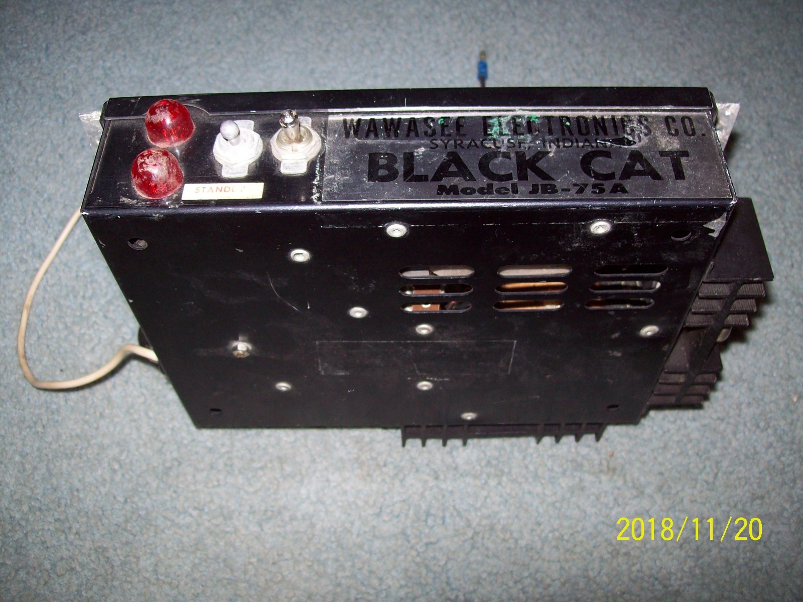 WAWASEE BLACK CAT JB-75A MOBLIE Amplifier