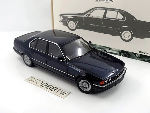 Minichamps 1:18 BMW 730i Sedan(E32) 1986 - Blue Metallic(7er