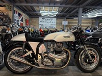 1956 Norton Kawasaki - gary Lawrence norkawa, outstanding cafe racer, stunning 